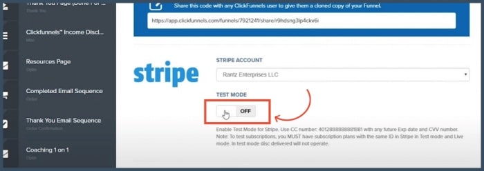 How Do I Put ClickFunnels in Test Mode? - screenshot 3