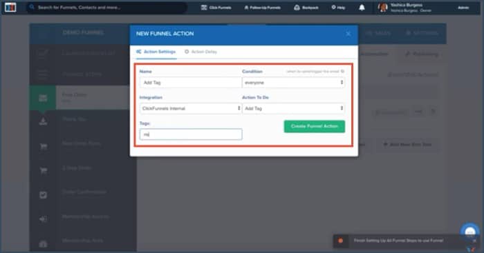 Clickfunnels Tags Automation Integration- 3
