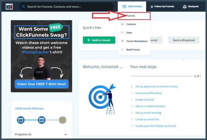 Sign Up or Log in to Your ClickFunnels Account