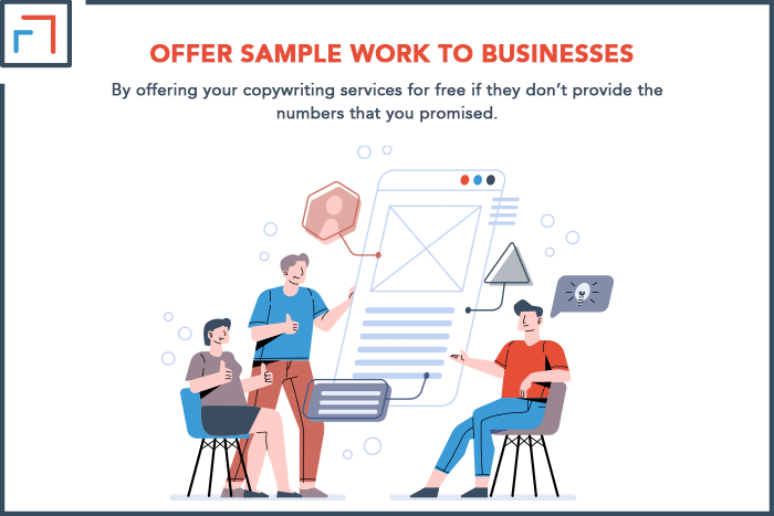 Offer Sample Work To Businesses