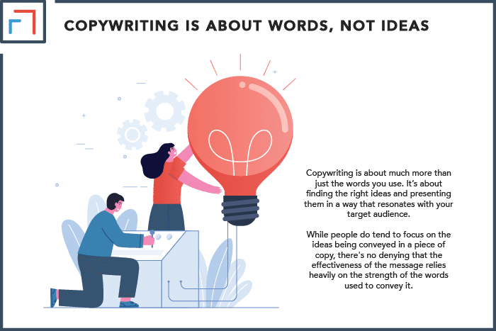 Copywriting Is About Words, Not Ideas