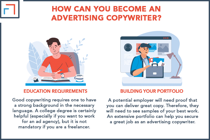 How can you become an advertising copywriter