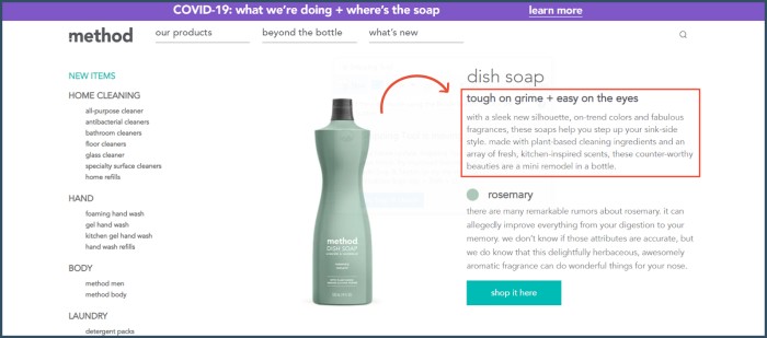 Method Whimsical Product Descriptions