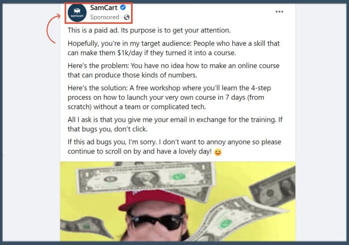 Samcart - Use of Irony