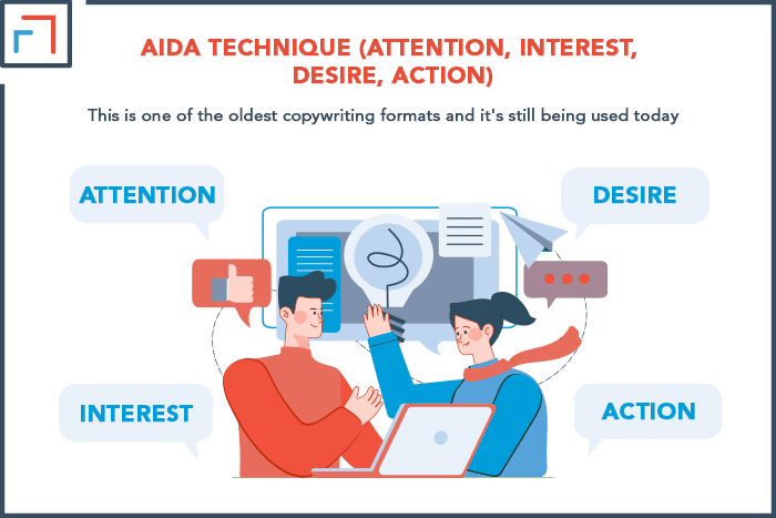 3. AIDA Technique (Attention, Interest, Desire, Action)