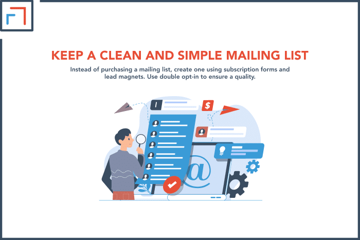Keep a Clean and Simple Mailing List
